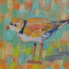 Jeanette Vertentes Abstract Bird Diamond Painting