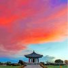 Korean Bell Sunset Diamond Painting