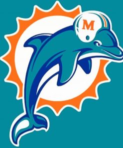 Miami Dolphin Diamond Painting