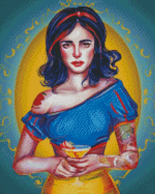 Modern Snow White Diamond Painting