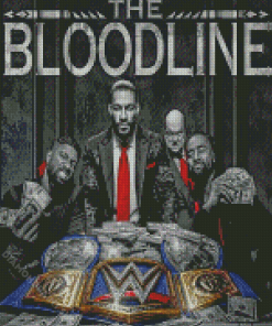 The Bloodline Monochrome Poster Diamond Painting