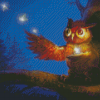 The Magic Owl Bird Diamond Painting