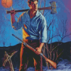 Aesthetic Ash Evil Dead Diamond Painting