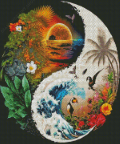 Aesthetic Yin Yang Diamond Painting