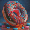 Chocolate Donut Diamond Painting