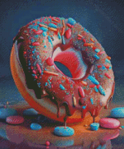 Chocolate Donut Diamond Painting