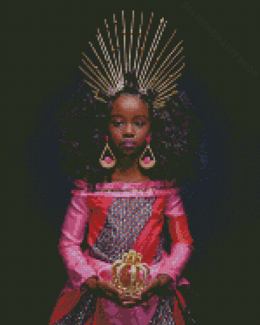 Cute African Princess Diamond Painting