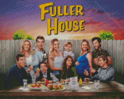 Fuller House Serie Poster Diamond Painting