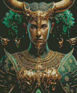 Nature Queen Warrior Diamond Painting