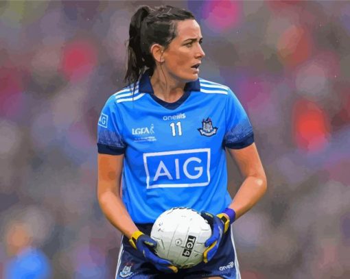 Niamh Mcevoy Dublin Gaa Player Diamond Painting