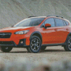 Orange Subaru Crosstrek Car Diamond Painting