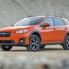 Orange Subaru Crosstrek Car Diamond Painting