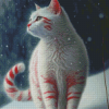 Red Cat Pet Diamond Painting