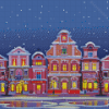 Snow Christmas Night Diamond Painting