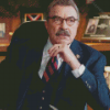 Tom Selleck In Blue Bloods Diamond Painting