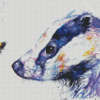 Badger Abstract With Bee Diamond Painting