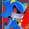 Aesthetic Metal Sonic Diamond Painting