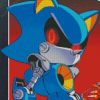 Aesthetic Metal Sonic Diamond Painting