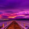 Aesthetic Purple Sunset Diamond Painting