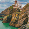 Baily Lighthouse Ireland Landscape Diamond Painting