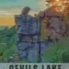 Baraboo Wisconsin Devils State Park Diamond Painting