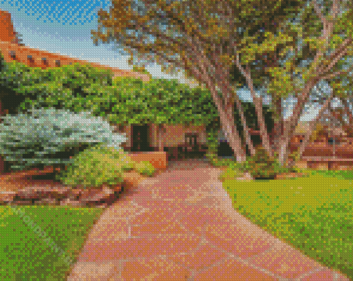 Beautiful House In Santa Fe Diamond Painting