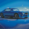 Blue 1970 Firebird Pontic Car Diamond Painting