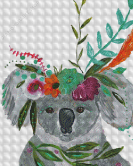 Boho Koala Animal Art Diamond Painting