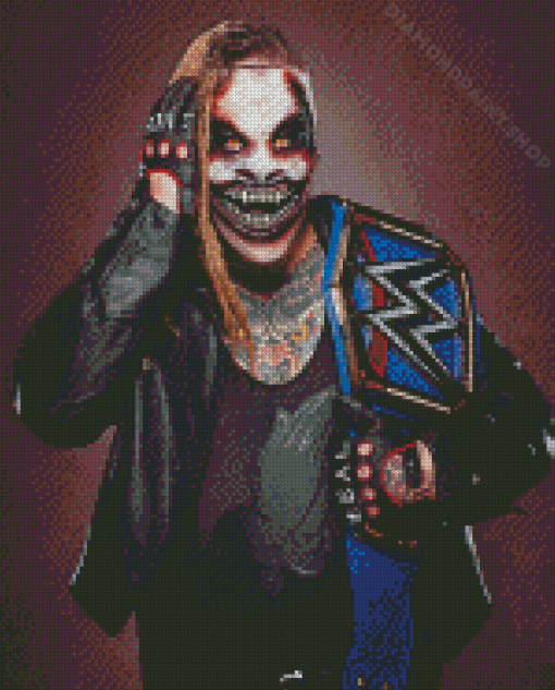 Bray Wyatt The Fiend WWE Belt Diamond Painting