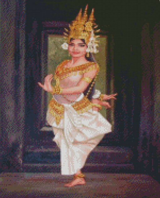 Cambodia Dancer Diamond Painting