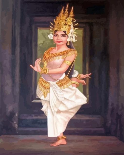 Cambodia Dancer Diamond Painting