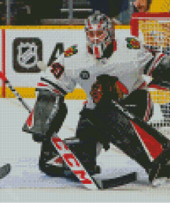 Chicago Blackhawks Goalie Diamond Painting