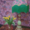 Classic Lampshade And Flowers Diamond Painting