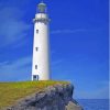 Cliffs With White Lighthouse Diamond Painting