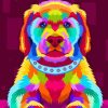 Colorful Dog Diamond Painting