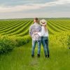 Couple In Farm Field Diamond Painting