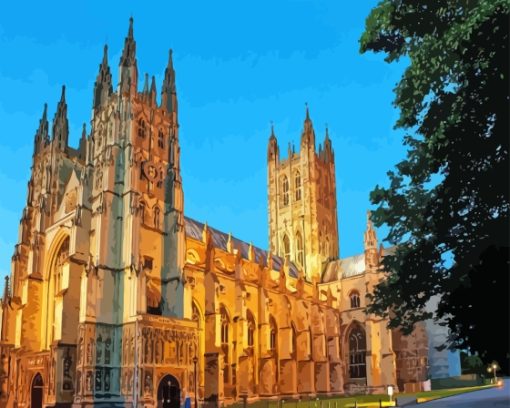 England Canterbury Cathedral Diamond Painting