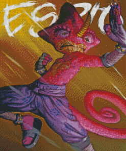 Espio The Chameleon Diamond Painting