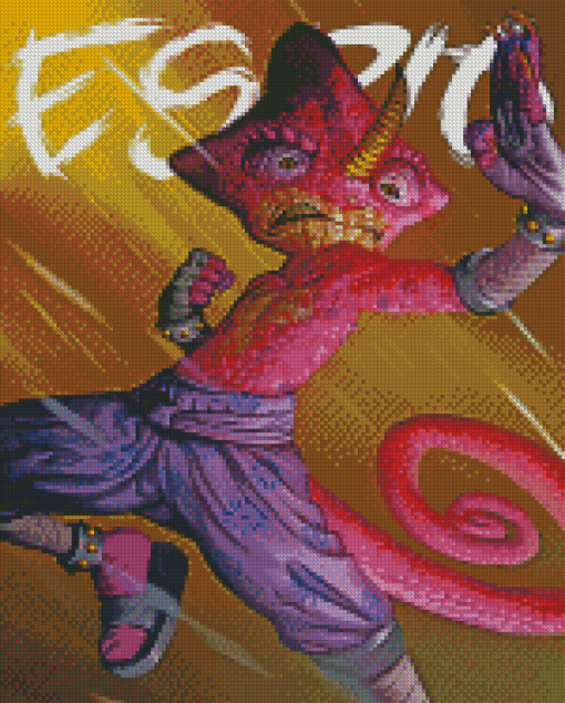 Espio The Chameleon Diamond Painting