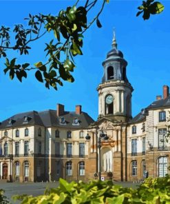 France Mairie De Rennes Diamond Painting