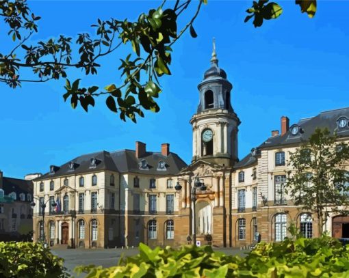 France Mairie De Rennes Diamond Painting