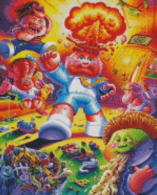 Garbage Pail Kids Serie Diamond Painting