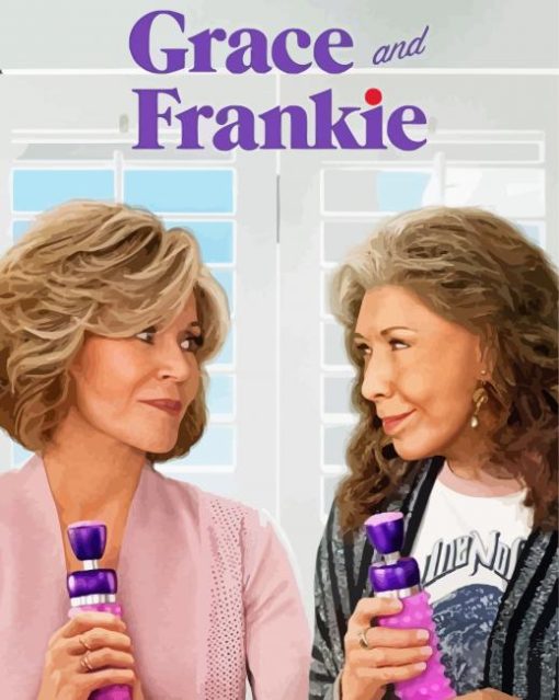 Grace And Frankie Serie Poster Diamond Painting