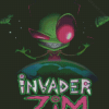 Invasor Zim Poster Diamond Painting