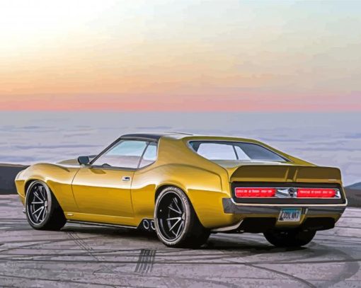 Javelin AMX Classic Car Diamond Painting