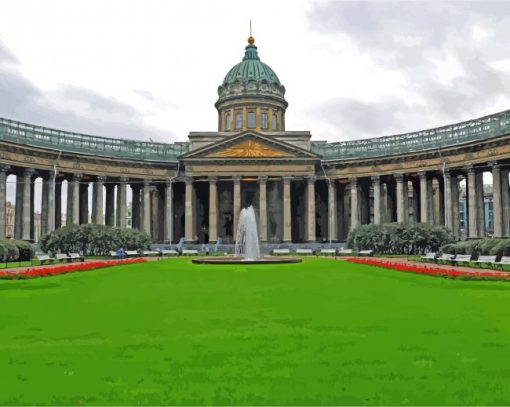 Kazan Cathedral Building Diamond Painting