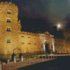 Kilkenny Castle At Night Diamond Painting