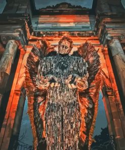 Knife Angel England Sculpture Diamond Painting