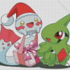 Larvitar And Chimecho Diamond Painting