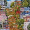 Lombard Street San Francisco California Diamond Painting